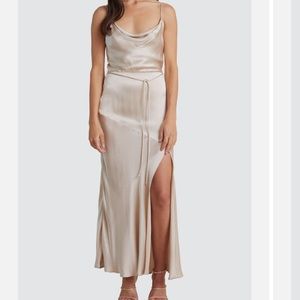 Bec + bridge new, with tags ,never worn U.S. size 8 moon dance midi dress.